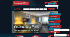 Desktop Screenshot of americanahotel.com